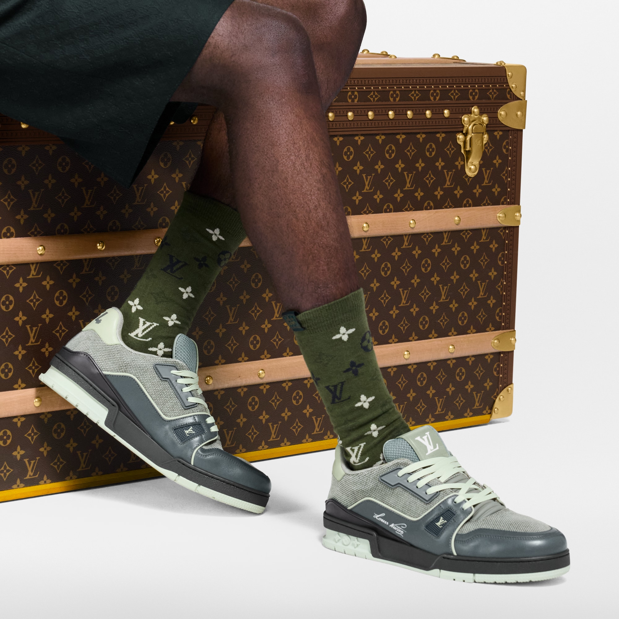 LV Trainer Sneaker - Men - Shoes | LOUIS VUITTON ®